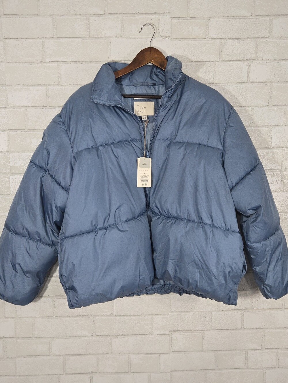 NWT a new day water resistant puffer jacket - Picture 6 of 15
